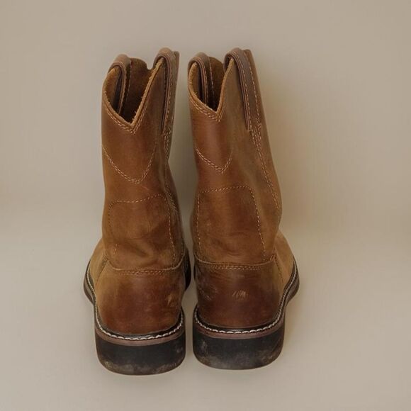 Justin Western Round Toe Boot - Picture 2 of 8